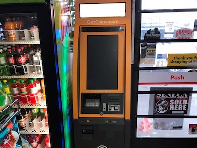 Getcoins - Bitcoin ATM - Inside of Mystik Gas in Charlotte, North Carolina