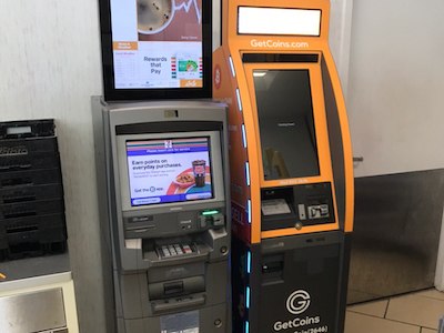 Getcoins - Bitcoin ATM - Inside of Shell in Sandston, Virginia