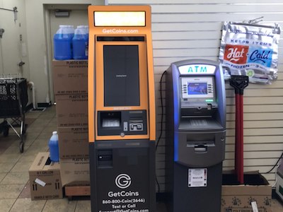 Getcoins - Bitcoin ATM - Inside of BP in Nottingham, Maryland