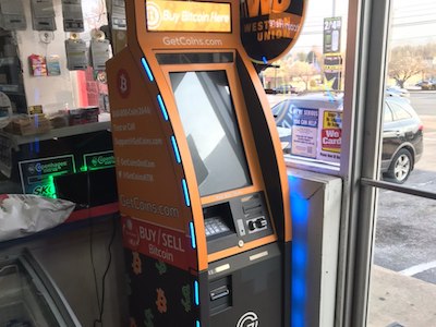 Getcoins - Bitcoin ATM - Inside of Carroll Fuel in Towson, Maryland