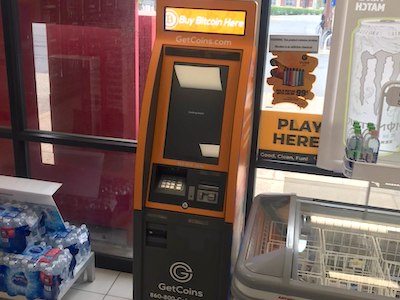 Getcoins - Bitcoin ATM - Inside of Sunoco in Ashburn, Virginia