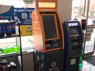 Getcoins - Bitcoin ATM - Inside of Shell in Richmond, Virginia