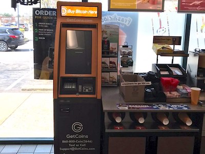 Getcoins - Bitcoin ATM - Inside of Mobil/Circle K  in Ellicott City, Maryland