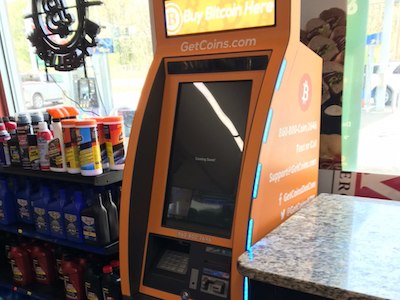 Getcoins - Bitcoin ATM - Inside of Sunoco in Temple Hills, Maryland