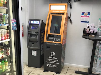 Getcoins - Bitcoin ATM - Inside of Shell in Lanham, Maryland