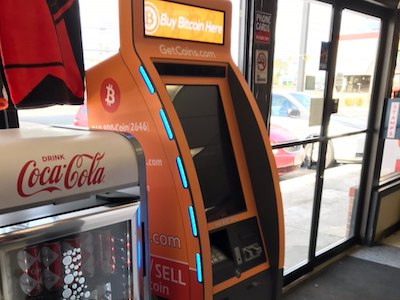 Getcoins - Bitcoin ATM - Inside of 76 Gas in Fredericksburg, Virginia