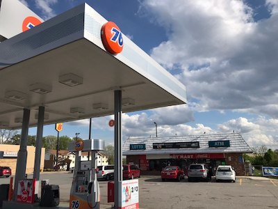 Getcoins - Bitcoin ATM - Inside of 76 Gas in Fredericksburg, Virginia