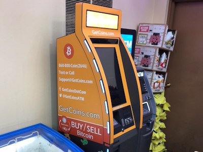 Getcoins - Bitcoin ATM - Inside of BP in Detroit, Michigan