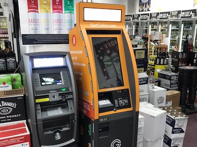 Getcoins - Bitcoin ATM - Inside of ABC Liquors in Chattanooga, Tennessee