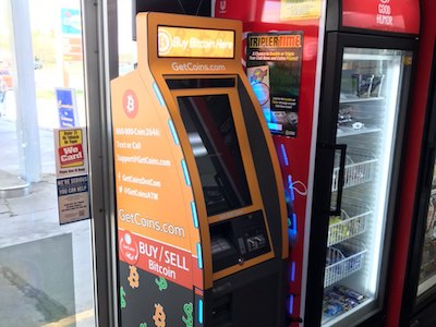Getcoins - Bitcoin ATM - Inside of Sunoco in Charter Township of Clinton, Michigan