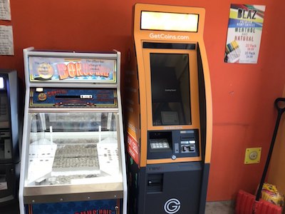 Getcoins - Bitcoin ATM - Inside of Twenty Five Hour Party Store in Inkster, Michigan