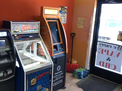 Getcoins - Bitcoin ATM - Inside of Twenty Five Hour Party Store in Inkster, Michigan