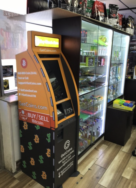 Getcoins - Bitcoin ATM - Inside of Sunoco in Flint, Michigan