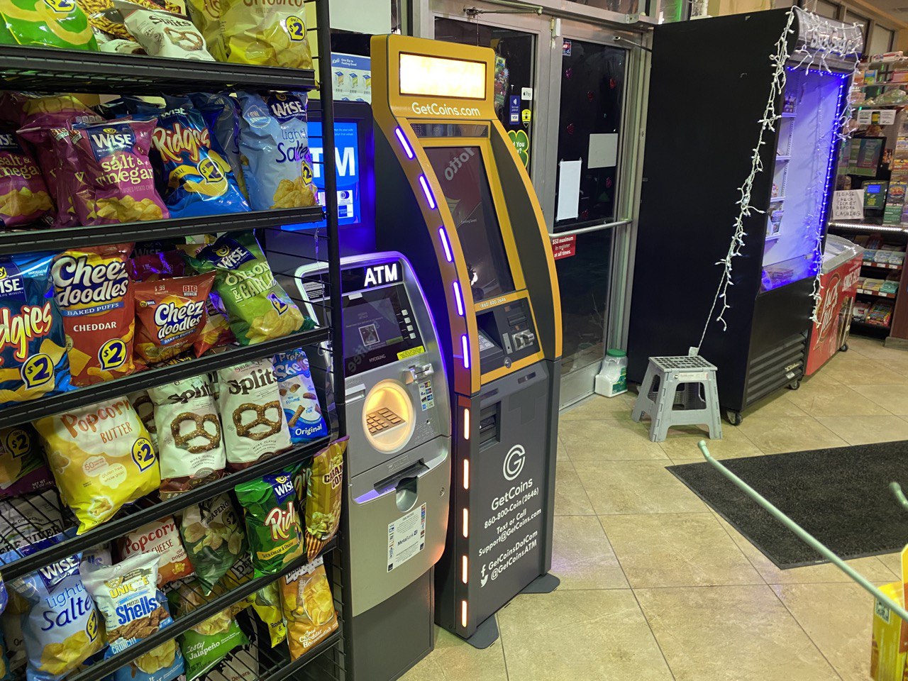 Getcoins - Bitcoin ATM - Inside of Fuel 4  in Butler, New Jersey