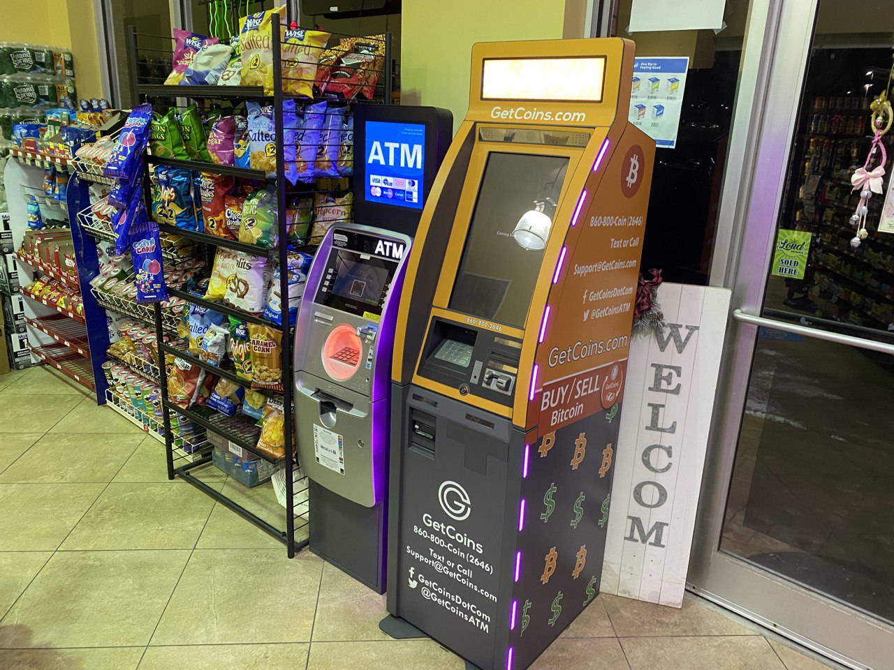 Getcoins - Bitcoin ATM - Inside of Fuel 4  in Butler, New Jersey