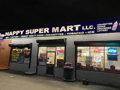 Getcoins - Bitcoin ATM - Inside of Happy Super Mart in Dorchester, Massachusetts