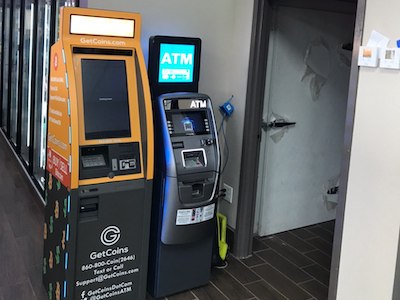 Getcoins - Bitcoin ATM - Inside of Chevron in Covington, Georgia