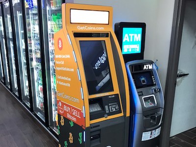 Getcoins - Bitcoin ATM - Inside of Chevron in Covington, Georgia