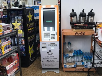 Getcoins - Bitcoin ATM - Inside of Sunoco in Akron, Ohio