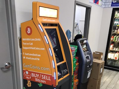 Getcoins - Bitcoin ATM - Inside of Texaco in College Park, Georgia