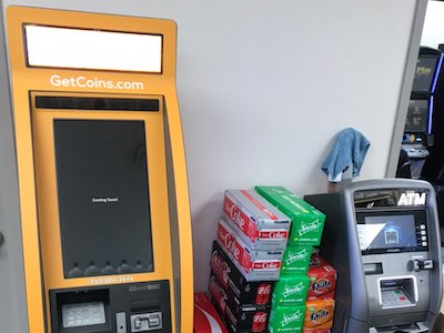 Getcoins - Bitcoin ATM - Inside of Texaco in College Park, Georgia