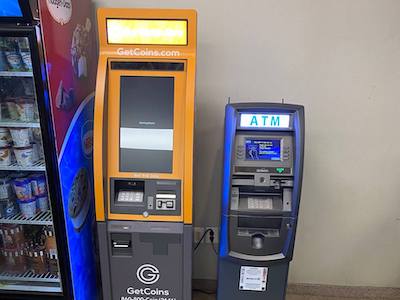 Getcoins - Bitcoin ATM - Inside of BP in Glenn Dale, Maryland