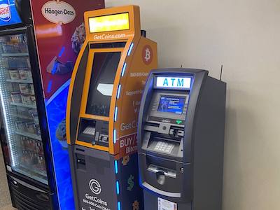 Getcoins - Bitcoin ATM - Inside of BP in Glenn Dale, Maryland