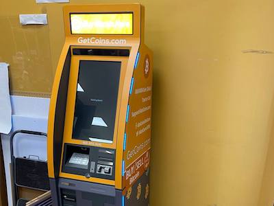 Getcoins - Bitcoin ATM - Inside of Shell in Annapolis, Maryland