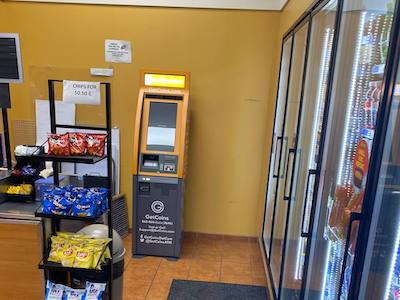 Getcoins - Bitcoin ATM - Inside of Shell in Annapolis, Maryland