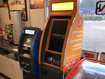 Getcoins - Bitcoin ATM - Inside of Liquor Market in South Lake Tahoe, California