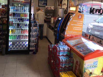 Getcoins - Bitcoin ATM - Inside of Liquor Market in South Lake Tahoe, California