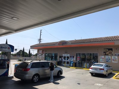 Getcoins - Bitcoin ATM - Inside of ARCO in Compton, California