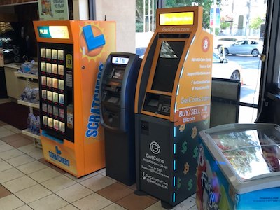 Getcoins - Bitcoin ATM - Inside of ARCO in Los Angeles, California