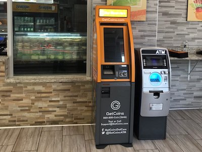 Getcoins - Bitcoin ATM - Inside of Crown Fried Chicken in Philadelphia, Pennsylvania