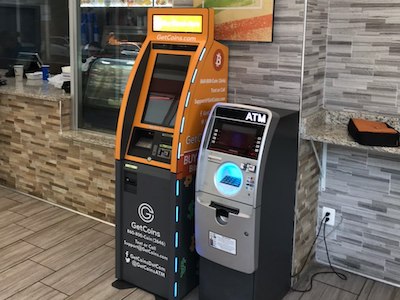 Getcoins - Bitcoin ATM - Inside of Crown Fried Chicken in Philadelphia, Pennsylvania