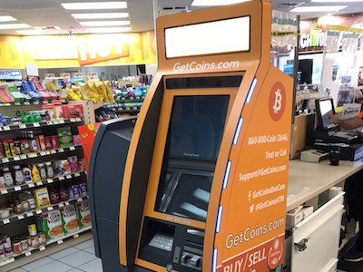 Getcoins - Bitcoin ATM - Inside of ARCO in Gardena, California