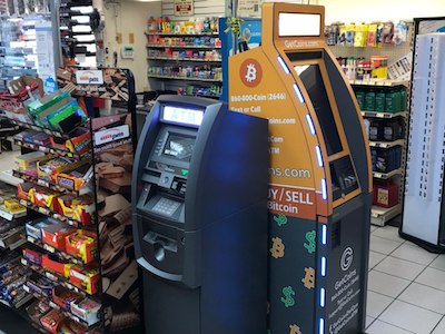 Getcoins - Bitcoin ATM - Inside of ARCO in Gardena, California