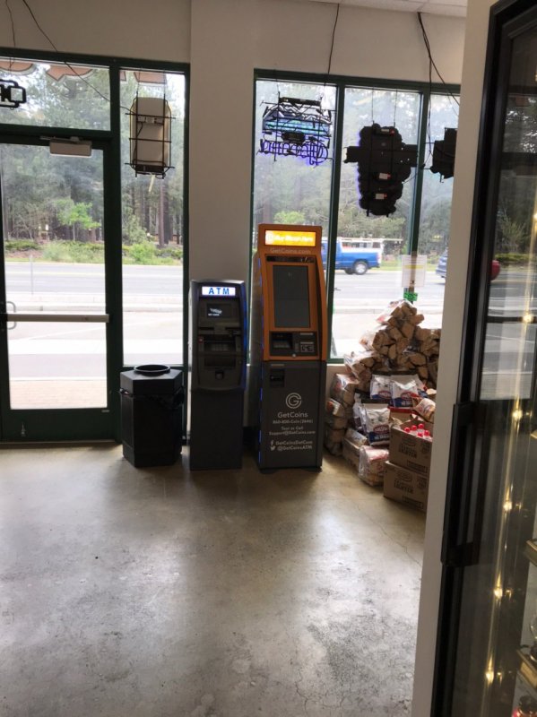 Getcoins - Bitcoin ATM - Inside of Liquor Store in South Lake Tahoe, California