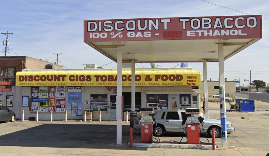 Getcoins - Bitcoin ATM - Inside of Discount Cigarettes & Food Store in Oklahoma City, Oklahoma