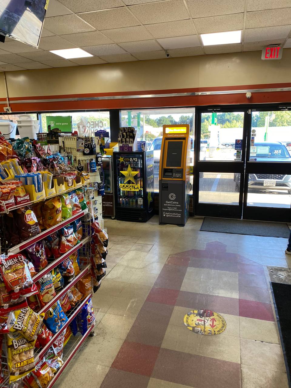 Getcoins - Bitcoin ATM - Inside of BP in North Chesterfield, Virginia