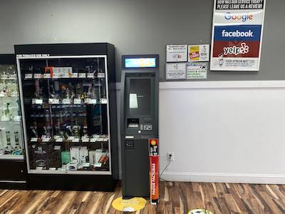 Getcoins - Bitcoin ATM - Inside of Good Guy Vapes in Rockaway, New Jersey