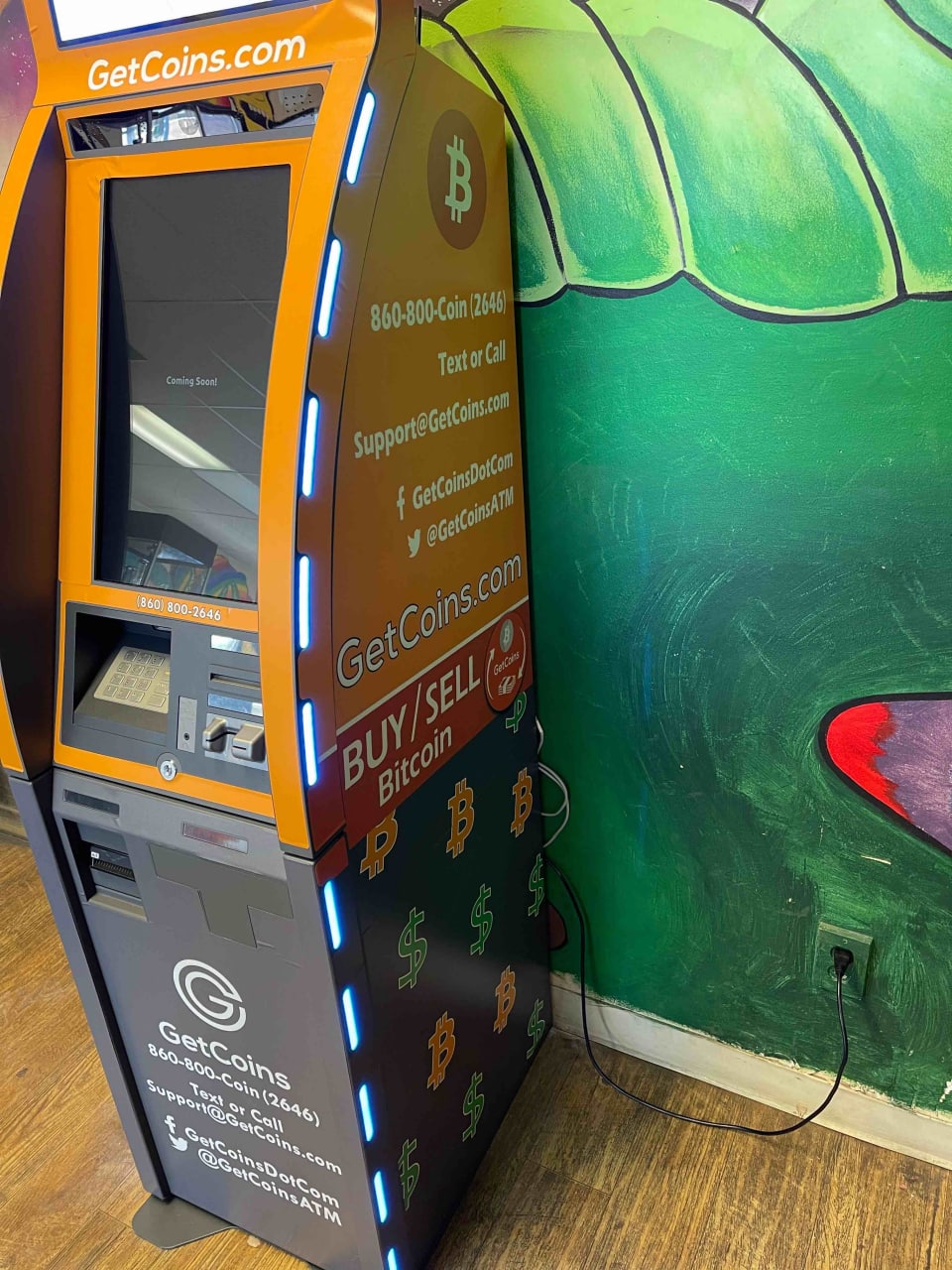 Getcoins - Bitcoin ATM - Inside of Tobacco Accessories & Gifts in Billings, Montana