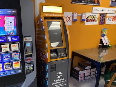 Getcoins - Bitcoin ATM - Inside of Sunoco in Catonsville, Maryland