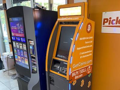 Getcoins - Bitcoin ATM - Inside of Sunoco in Catonsville, Maryland