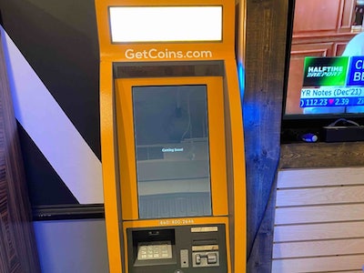 Getcoins - Bitcoin ATM - Inside of Good Guy Vapes in Charleston, South Carolina