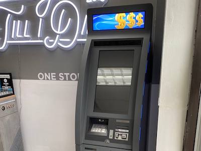 Getcoins - Bitcoin ATM - Inside of Good Guy Vapes in Union City, New Jersey