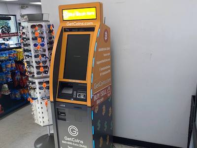 Getcoins - Bitcoin ATM - Inside of  Exxon in Emmitsburg, Maryland