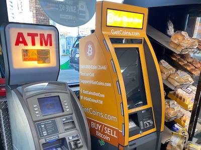 Getcoins - Bitcoin ATM - Inside of BP in Bayside, Wisconsin