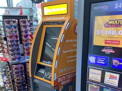 Getcoins - Bitcoin ATM - Inside of XTRA FUELS & 7-Eleven in Edgewater, Maryland