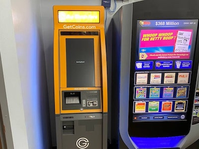 Getcoins - Bitcoin ATM - Inside of Sunoco in Hyattsville, Maryland